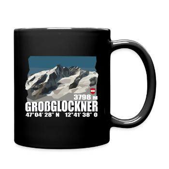 Großglockner Hohen Tauern Austria Österreich Berg - Tasse einfarbig - Schwarz - Rechts
