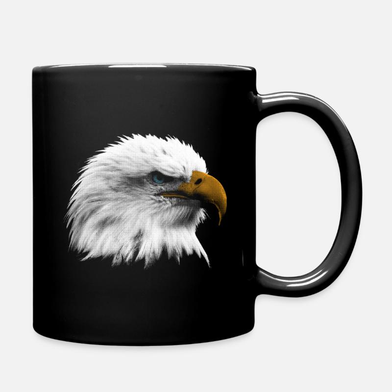 Adler Seeadler American Eagle - Tasse einfarbig - Schwarz