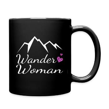 Randonner Woman Hobby Randonnée Idée cadeau - Mug uni - noir - Droite