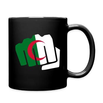 Algérie Algérie drapeau drapeau poing cadeau - Mug uni - noir - Droite