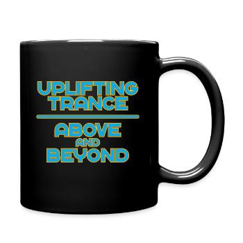 Uplifting Trance | Above and Beyond | Blue Yellow - Full Colour Mug - black - Right