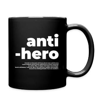 Anti Hero Antiheld Definition Oxford - Tasse einfarbig - Schwarz - Rechts
