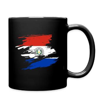 Paraguay - Tasse einfarbig - Schwarz - Rechts
