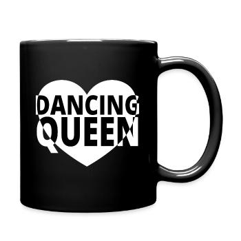 Dancing Queen Geschenkidee T-Shirt - Tasse einfarbig - Schwarz - Rechts