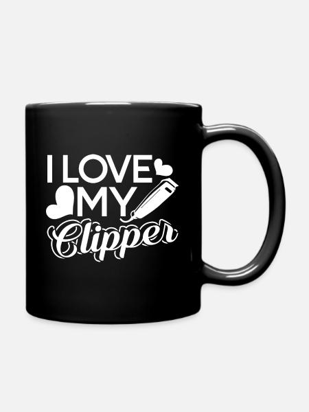 Barbier J’aime mon Clipper - Mug uni - noir