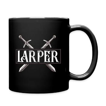 Jeu de rôle en action LARPER - Mug uni - noir - Droite