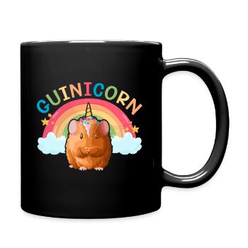 CuteUnicorn cobaye fille - Mug uni - noir - Droite