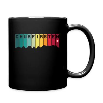 Seven 7 Churfirsten Alpstein Toggenburg Hiking - Full Colour Mug - black - Right
