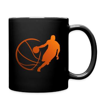 Basketball Dunking Basketballer Sport Dunking - Tasse einfarbig - Schwarz - Rechts