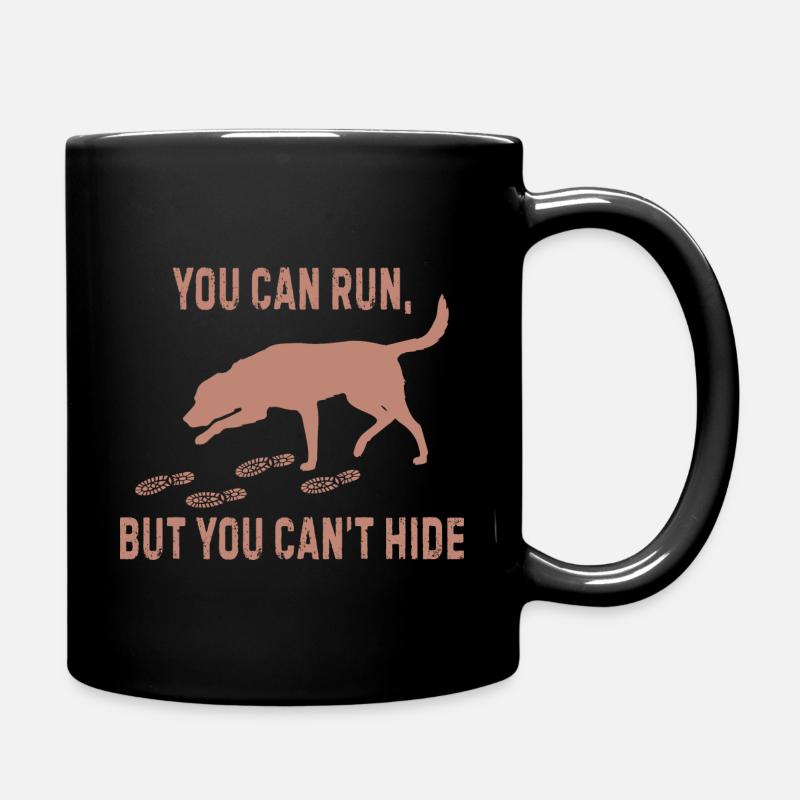 You can run but you can’t hide cadeau - Mug uni - noir