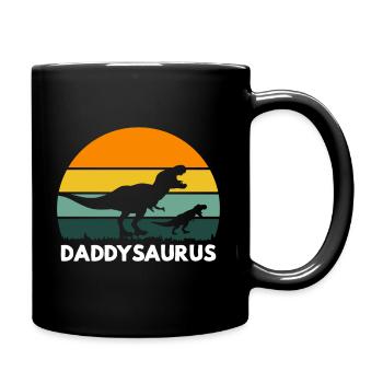 Dinosaurs Tyrannosaurus Rex T-Rex - Tasse einfarbig - Schwarz - Rechts