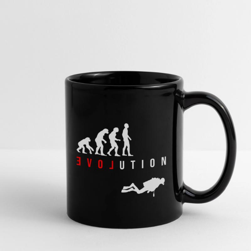 Plongée LOVE Evolution comme cadeau Mug uni
