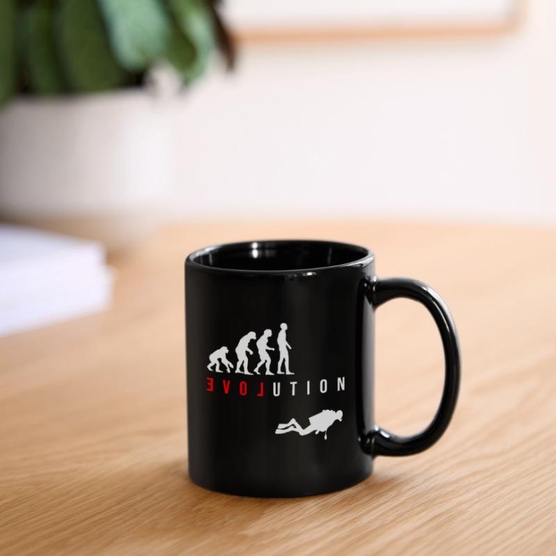 Plongée LOVE Evolution comme cadeau Mug uni
