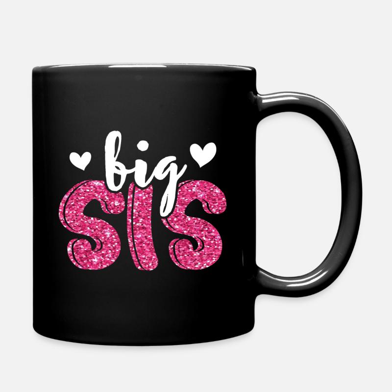 Big Sis - Tasse einfarbig - Schwarz