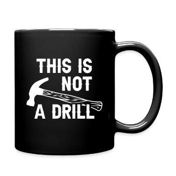 Ce n’est pas un exercice - Mug uni - noir - Droite