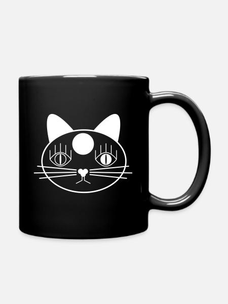 Cat - Tasse einfarbig - Schwarz