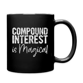 Compound Interest Is Magical - Full Colour Mug - black - Right