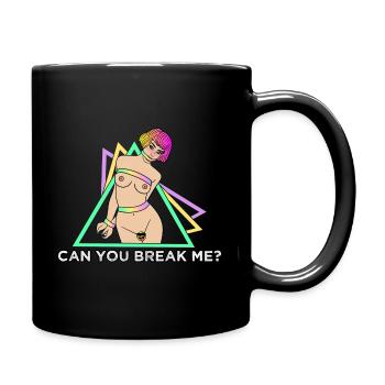 EROTIC GIRL SEXY SHIBARI BONDAGE GIRL BREAK ME - Tasse einfarbig - Schwarz - Rechts