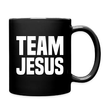 Team Jesus - Full Colour Mug - black - Right