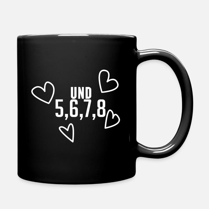 Tanzen Tanz Tanzkurs Rhythmus - Tasse einfarbig - Schwarz