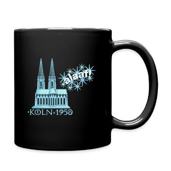 KOELN 1950 alaaf - Tasse einfarbig - Schwarz - Rechts
