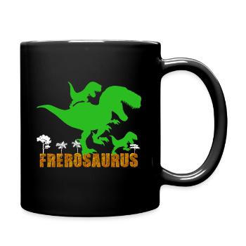 Notre Grand Frère Dinosaure Idée Cadeau - Mug uni - noir - Droite
