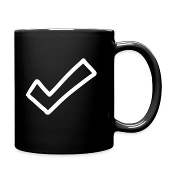 Hook Emoji Sketch Dessin - Mug uni - noir - Droite