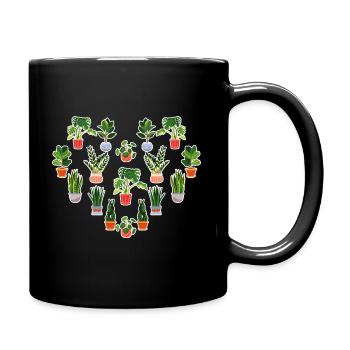 Plant - Full Colour Mug - black - Right