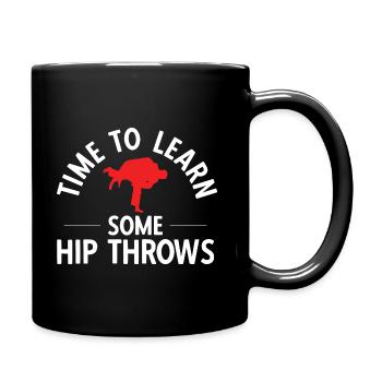 Japanischer Kampfsport Judo - Tasse einfarbig - Schwarz - Rechts