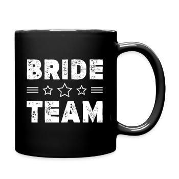 Bride Team - Full Colour Mug - black - Right