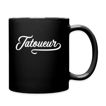 Tatoueur vintageac - Mug uni - noir - Droite