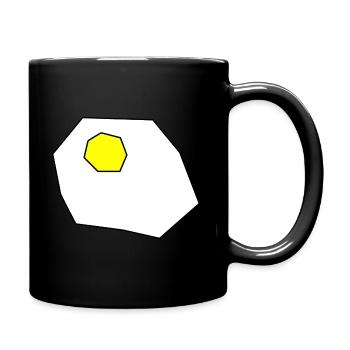 Egg - Full Colour Mug - black - Right