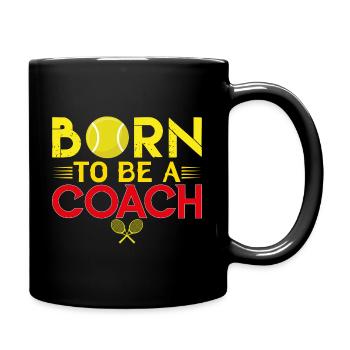 Tennis Coach | Tennis Coach Gift The Best - Full Colour Mug - black - Right