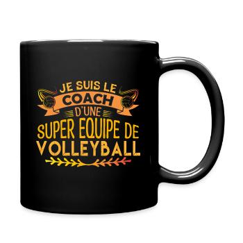 Cadeau coach Volleyball coach | Coach Volleyball - Mug uni - noir - Droite