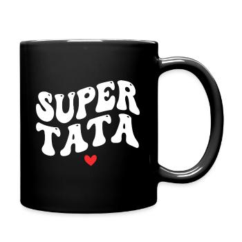 Super Tata, Tante Cadeau, Meilleure Tata - Mug uni - noir - Droite