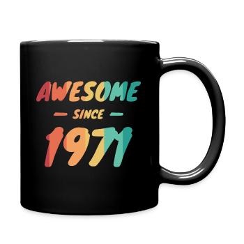 Génial depuis 1971 Idée cadeau Vintage - Mug uni - noir - Droite