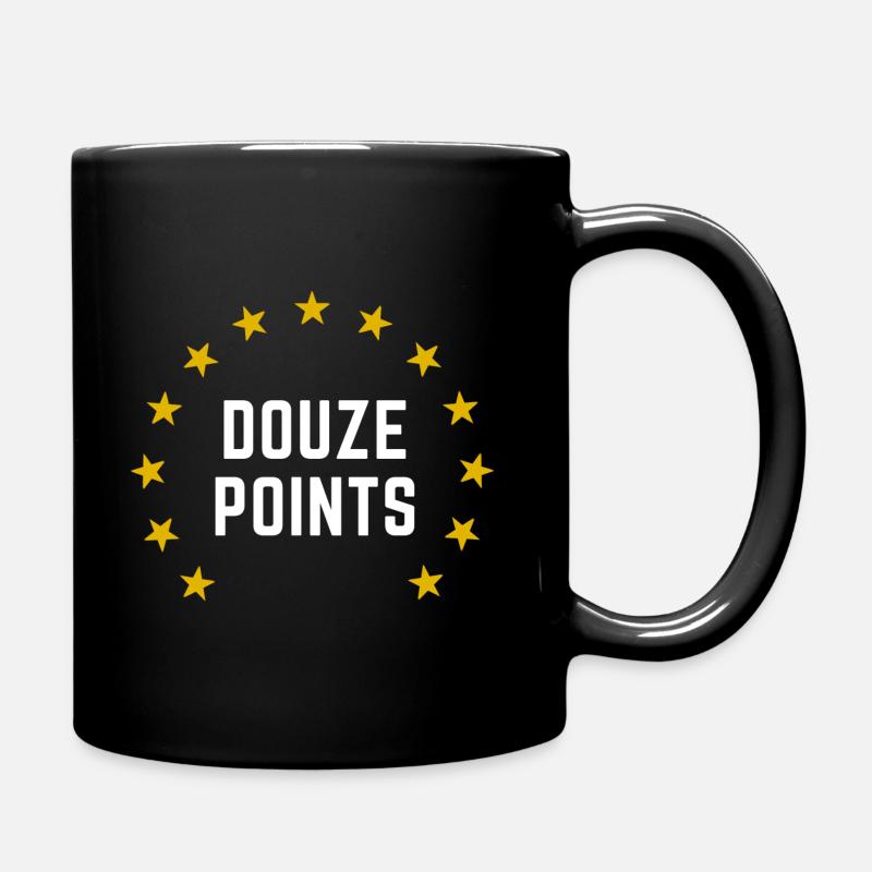 Concours Eurovision de la chanson Douze Points Malmö 2024 - Mug uni - noir
