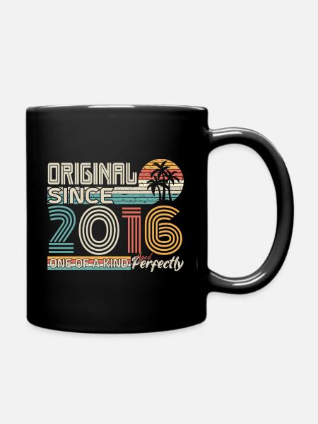 2016 Jubiläum 2016 geboren 2016 Jubiläum - Tasse einfarbig - Schwarz