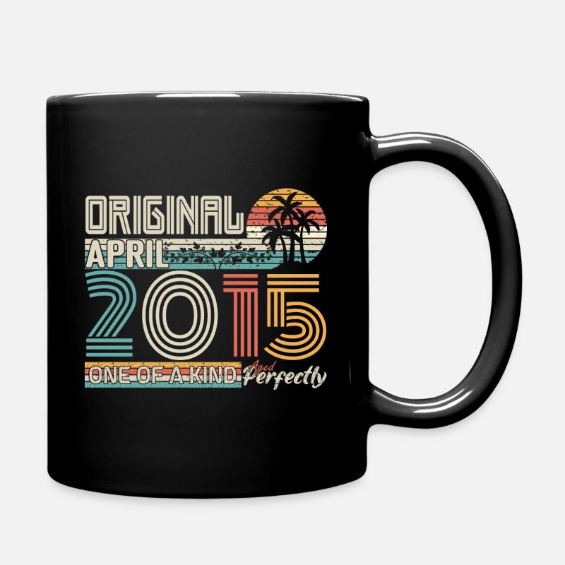 April 2015 Jubiläum April 2015 Geschenk 2015 - Tasse einfarbig - Schwarz