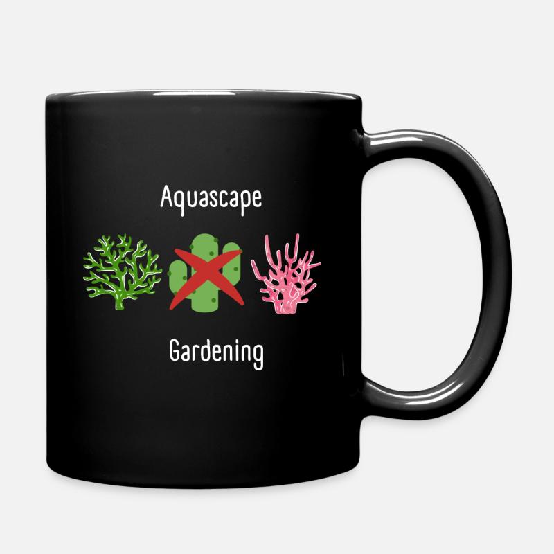 Aquascape - Tasse einfarbig - Schwarz