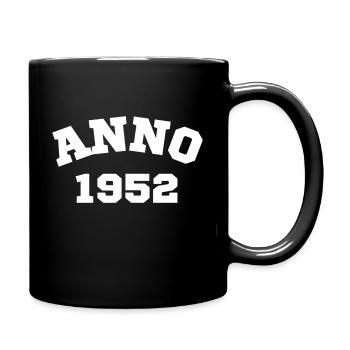 Anno 1952 Birthday Year of birth - Full Colour Mug - black - Right