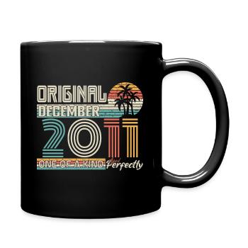 December 2011 Birthday December 2011 Gift - Full Colour Mug - black - Right