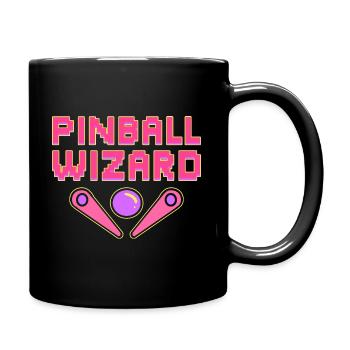 Pinball Wizard Flipper-Spieler - Tasse einfarbig - Schwarz - Rechts