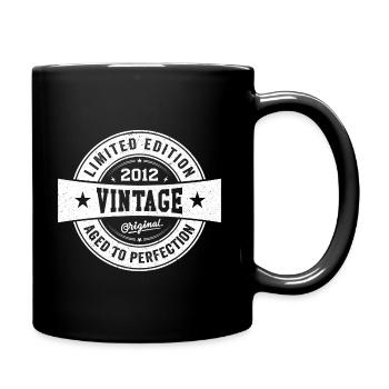 Retro 2012 Birthday 2012 Gift 2012 Vintage - Full Colour Mug - black - Right