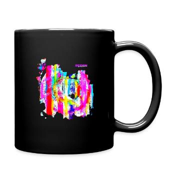 "RetroBack" by Acryl Galerie & Design - Tasse einfarbig - Schwarz - Rechts