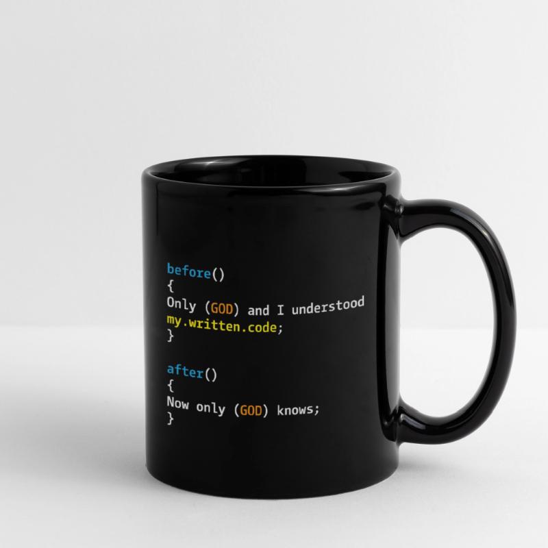 Seuls Dieu et moi comprenons mon code Mug uni
