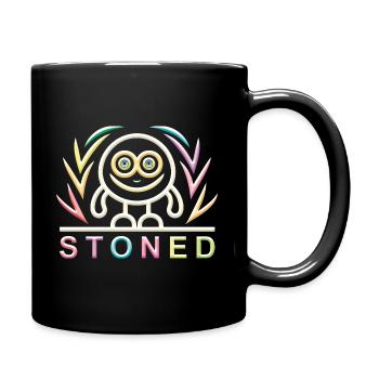 Soft Stoned - Tasse einfarbig - Schwarz - Rechts