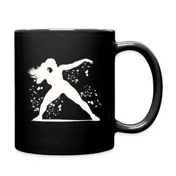 Lanceur de poids Colorsplash Lancer de poids - Mug uni - noir - Droite