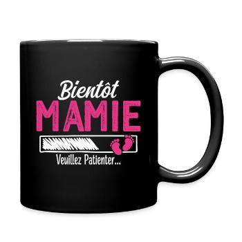 Soon Grandma Future Grandmother - Full Colour Mug - black - Right