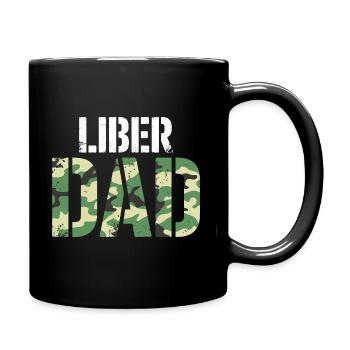 Humor Libertarian Camo Freedom Dad - Full Colour Mug - black - Right